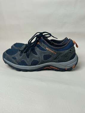 Merrell Men's J096833 Air Cushion Hiking Shoes Granite/Russet Orange Size 9.5